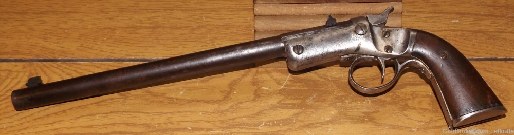 Stevens #40 Pocket Rifle 32 Short Rimfire Antique Tip Up Pistol-img-0