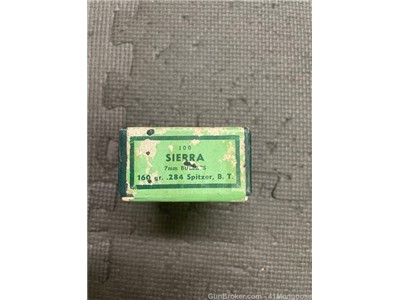 Sierra 7 mm .284 dia 160 gr Spitzer 