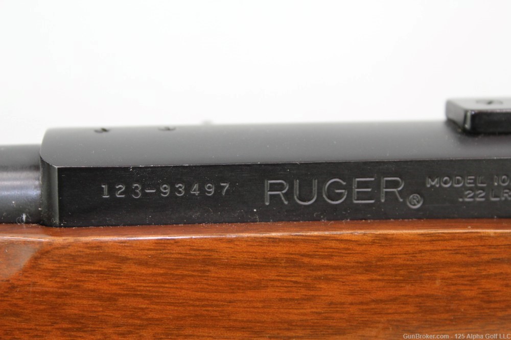 Ruger 10-22 Carbine Early rifle checkered wood-img-15