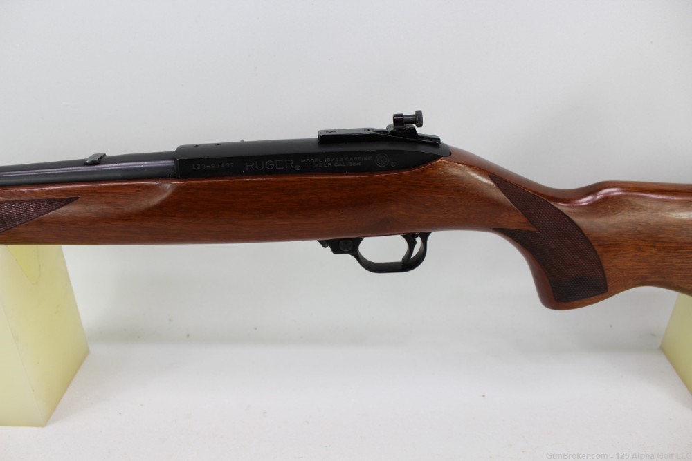 Ruger 10-22 Carbine Early rifle checkered wood-img-18