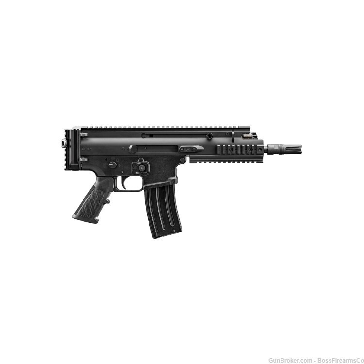 FN America SCAR 15P 5.56 NATO Semi-Auto Pistol 7.5" Blk 38-101240-img-0