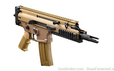FN America SCAR 15P 5.56 NATO Semi-Auto Pistol 7.5" FDE 38-101241-img-1