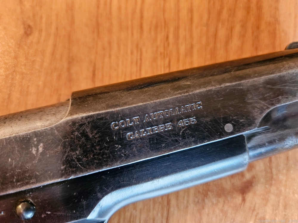 Colt 1911 .455 Eley British Webley Caliber RARE-img-8