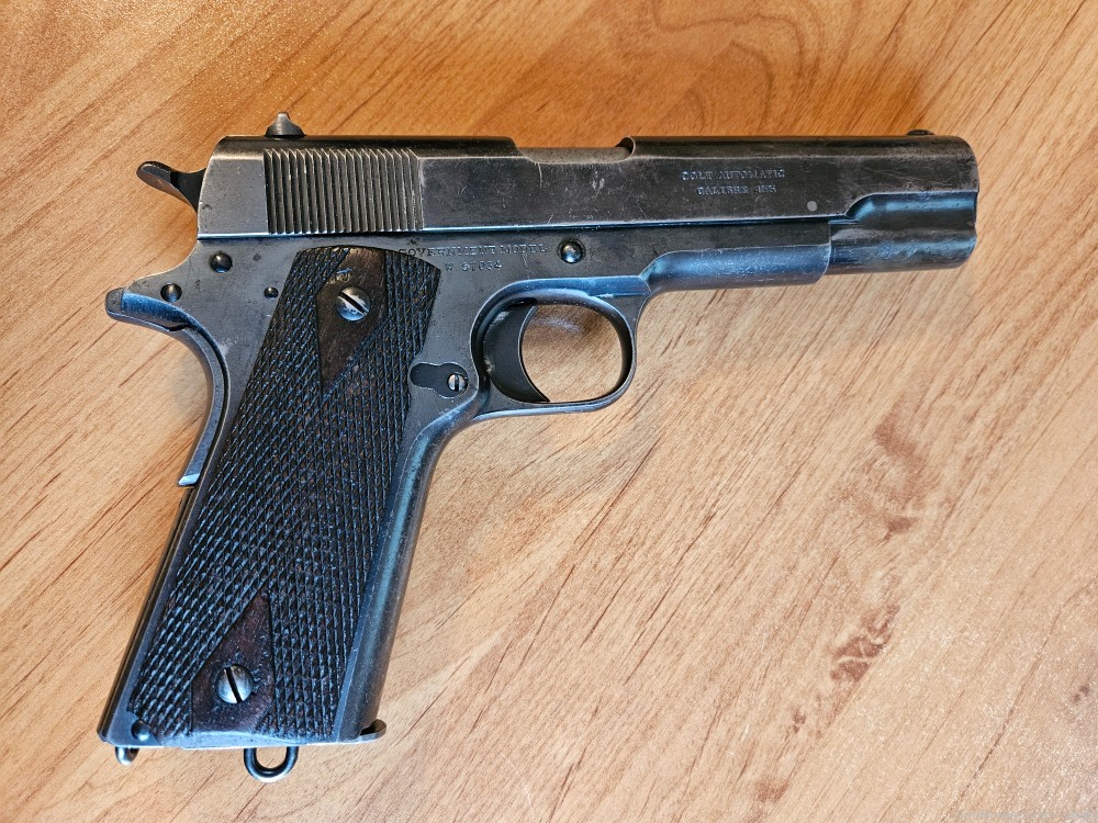 Colt 1911 .455 Eley British Webley Caliber RARE-img-0
