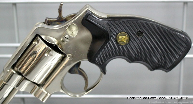 Smith & Wesson Mod. 10-6 Nickel 4 Inch 6 Shot Revolver-img-2