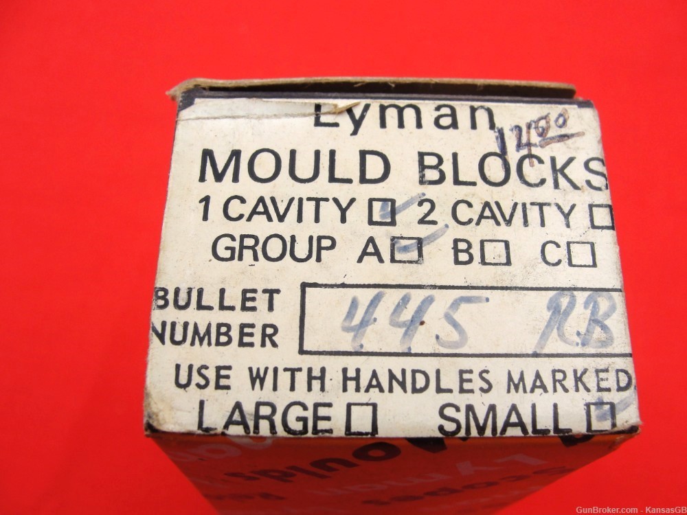 Lyman 445RB SC bullet mould blocks NOS-img-2