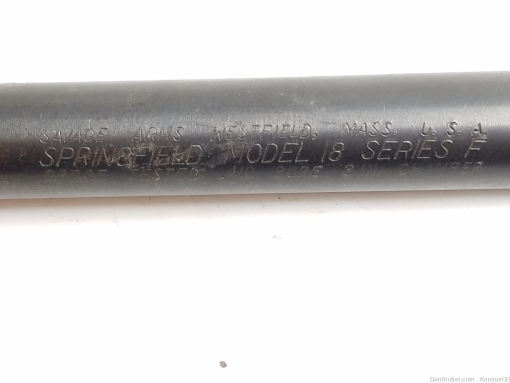 Springfield Model 18 Series F 410bore Shotgun Barrel cut at 9.25 inches-img-3