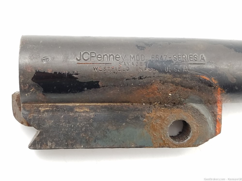 JCPenney/Savage model 6647-Series A 20ga Shotgun Barrel Cut off at 9.75"-img-1
