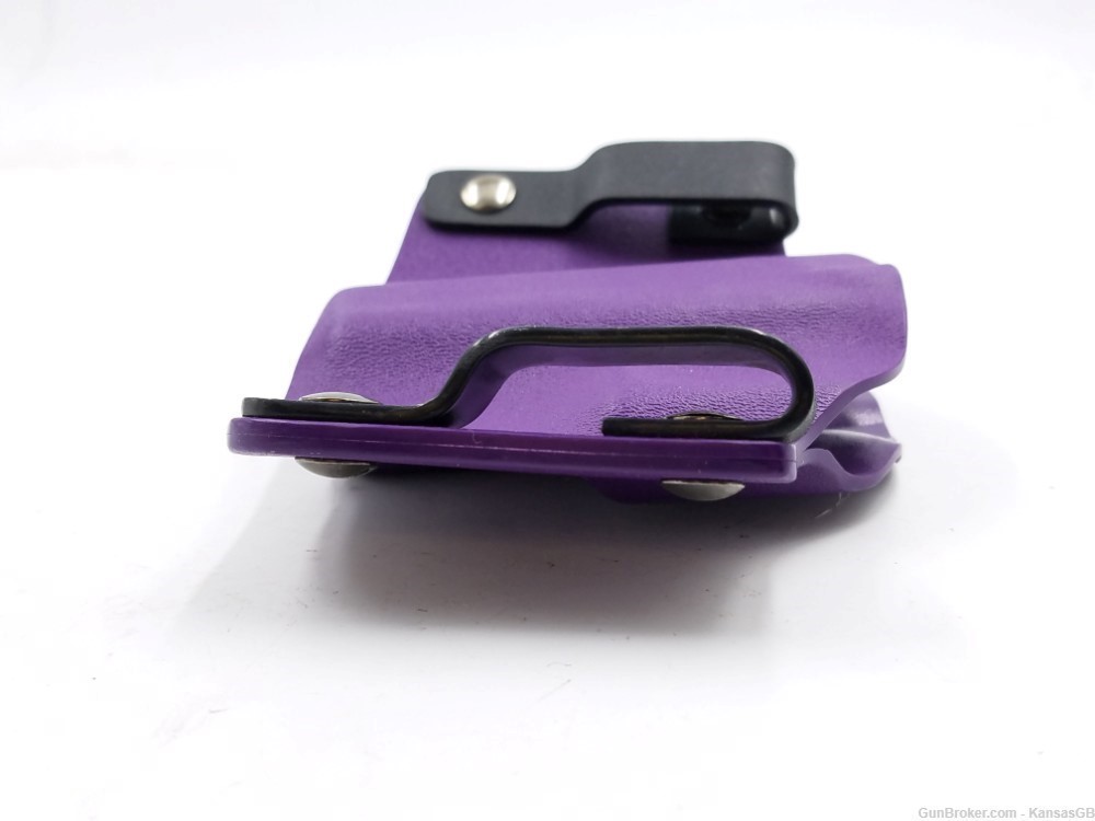Molded Glock 26 Right Hand Pistol Holster (Purple)-img-4