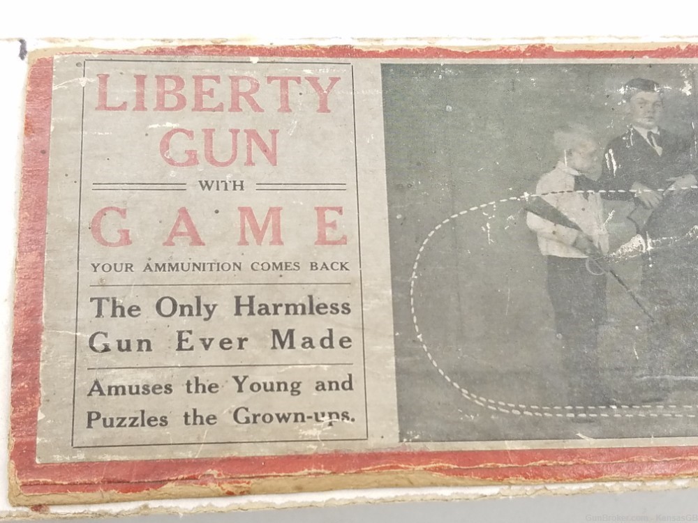  Liberty Ring Gun Toy by Vincent & McDonald with Part of the Original Box-img-3