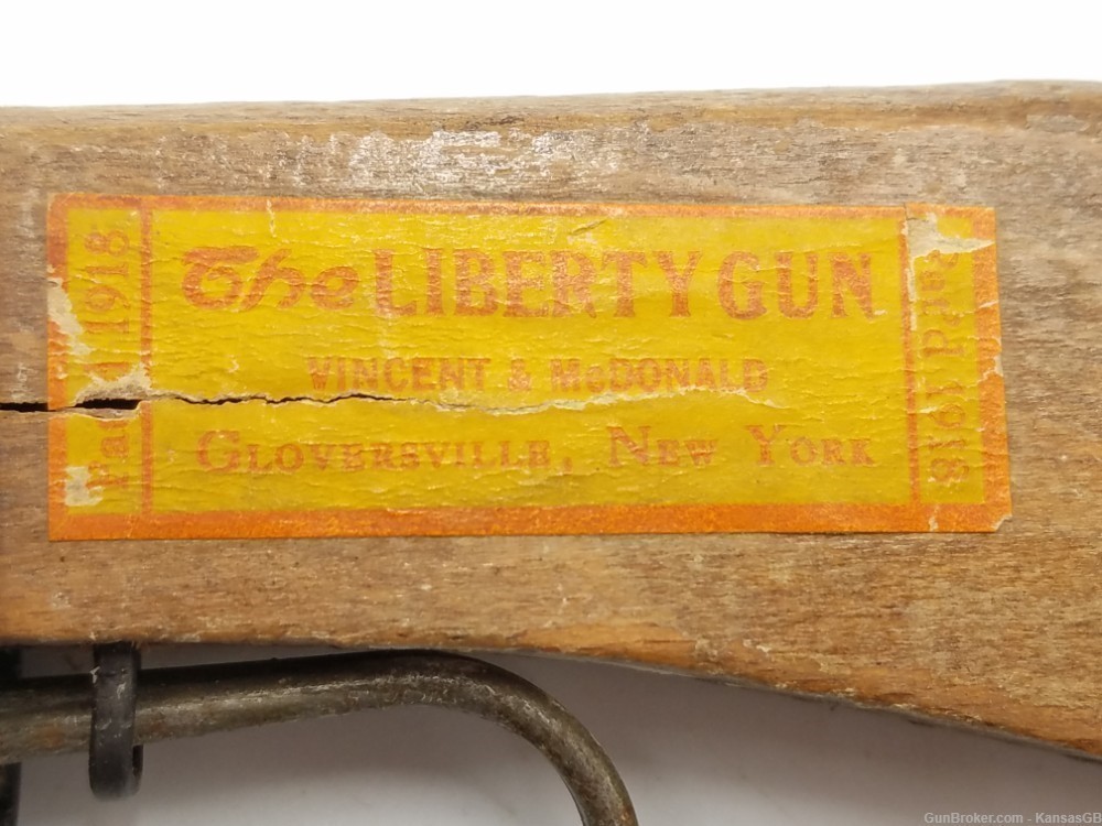  Liberty Ring Gun Toy by Vincent & McDonald with Part of the Original Box-img-1