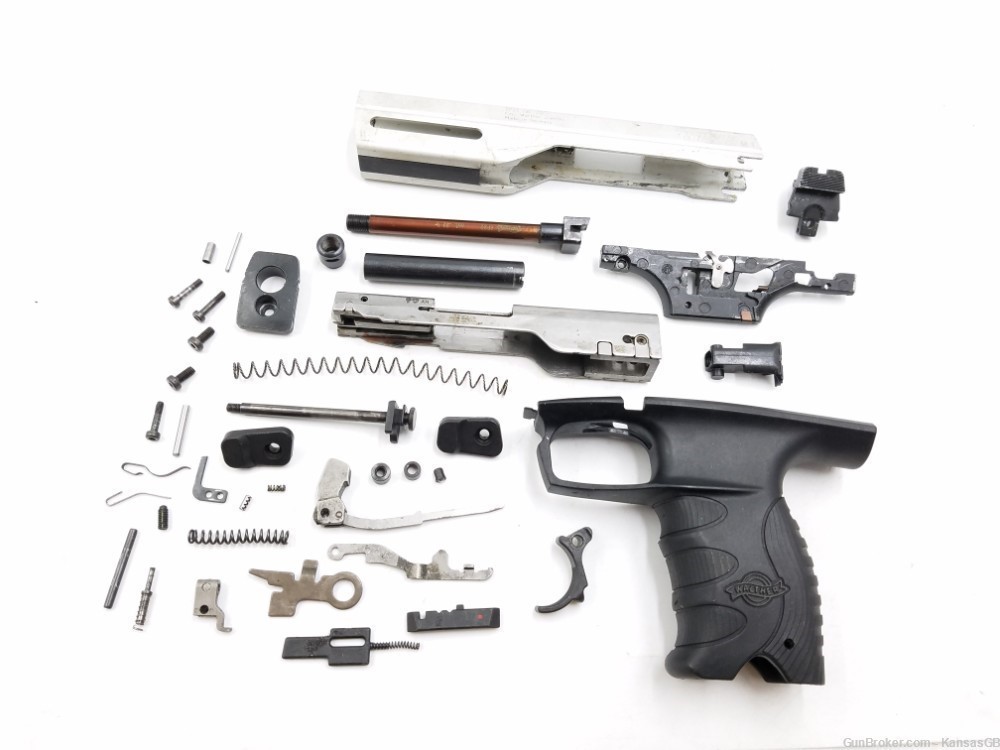 Walther SP-22M1 22LR Pistol Parts; Barrel (Threaded), Bolt, Side Plate &-img-0