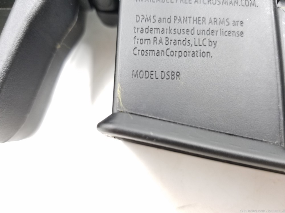 DPMS SBR CO2 BB .177 Full / Semi Auto Air Rifle model DSBR w/ Dual Action -img-4