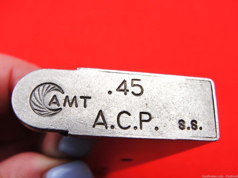 AMT backup 45 ACP stainless factory magazine-img-4