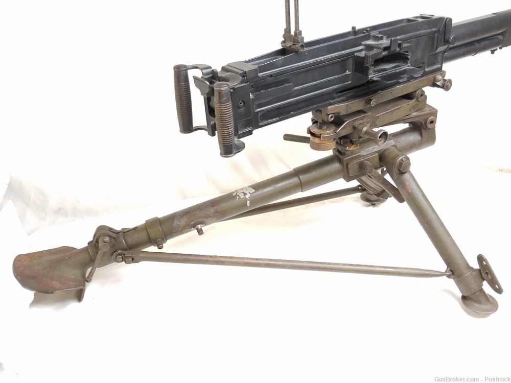 Deactivated WW2 Italian Breda Model 37 M37 Dummy Machine Gun w/ Tripod -img-35