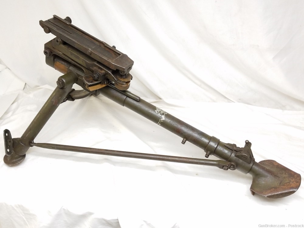 Deactivated WW2 Italian Breda Model 37 M37 Dummy Machine Gun w/ Tripod -img-50