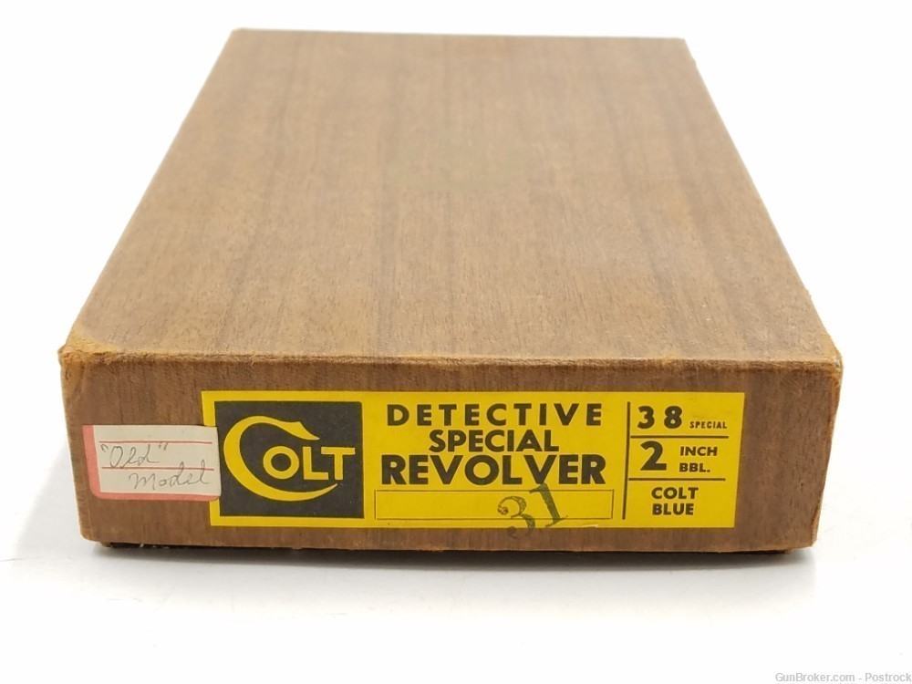 Colt Detective Spec. 1971 38spl Revolver w/ Original box-img-2