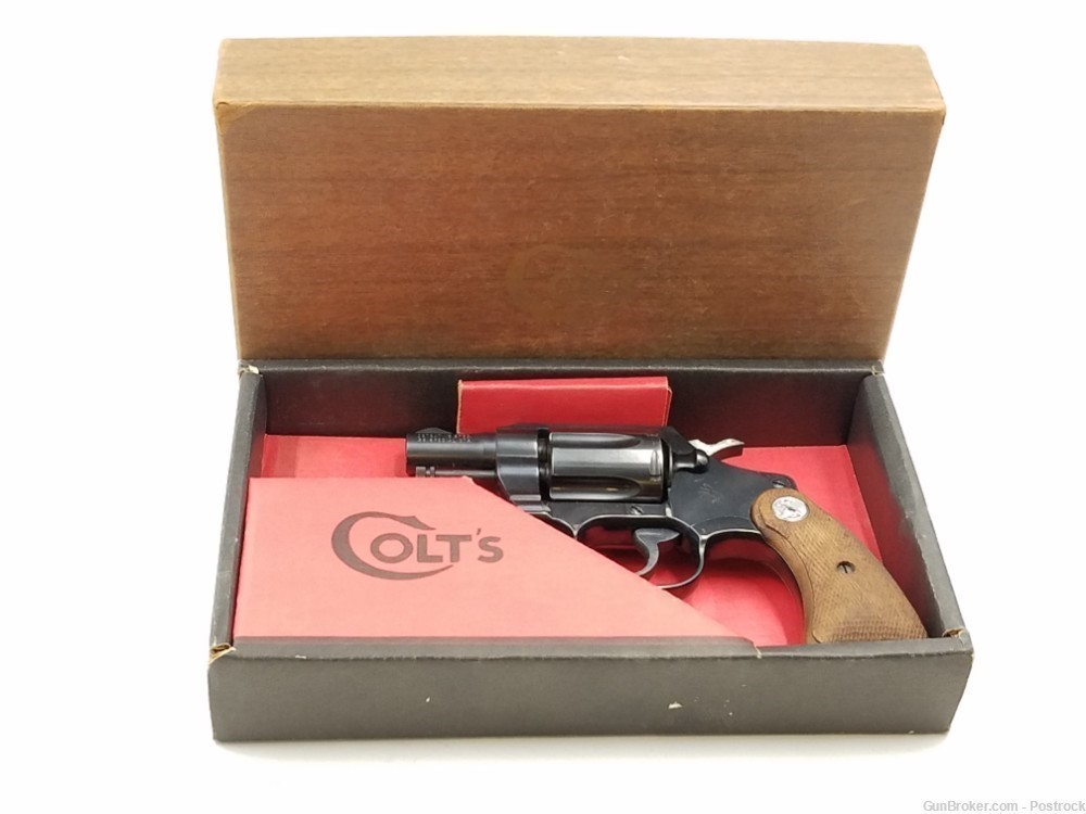 Colt Detective Spec. 1971 38spl Revolver w/ Original box-img-0