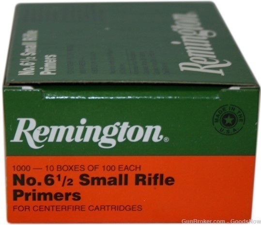 Remington Small Rifle Primers No. 6-1/2 1k Primers Rifle Small Rem 6-1/2-img-0