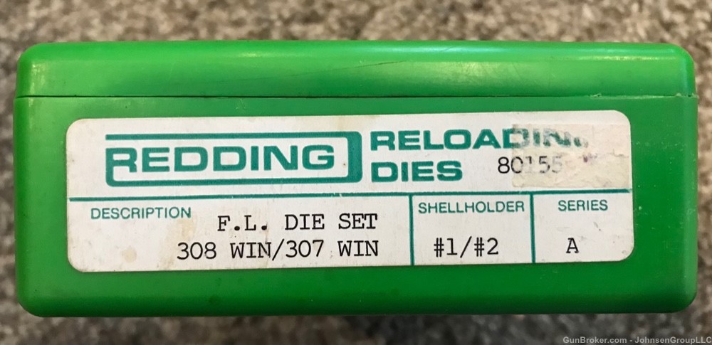 Redding reloading dies, 308 win/307 win, used-img-0
