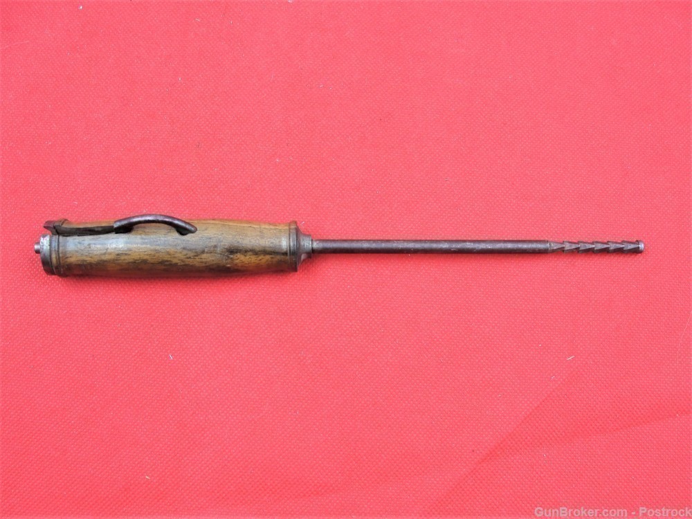 C96 Mauser original broom handle cleaning rod & combo tool "Putzstock"-img-0