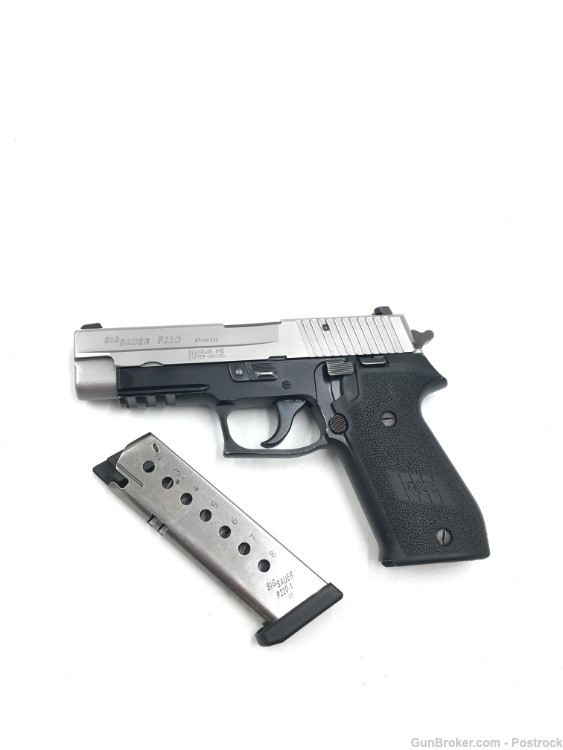 Sig Sauer P220 45acp Pistol with One 8 Round Magazine Two Tone -img-0