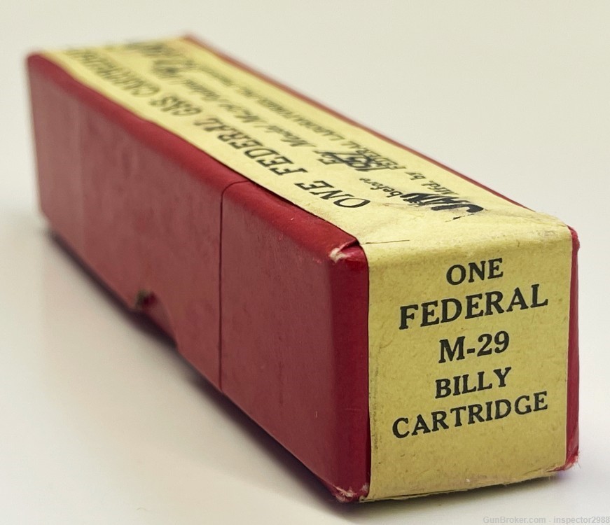 Federal Laboratories M-29 Gas Billy Cartridge UN-OPENED Jan 1957-img-2