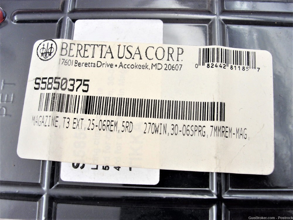 SAKO Beretta T3 25-06 270 30-06 7 mm mag 5 rd factory magazine S5850375-img-1