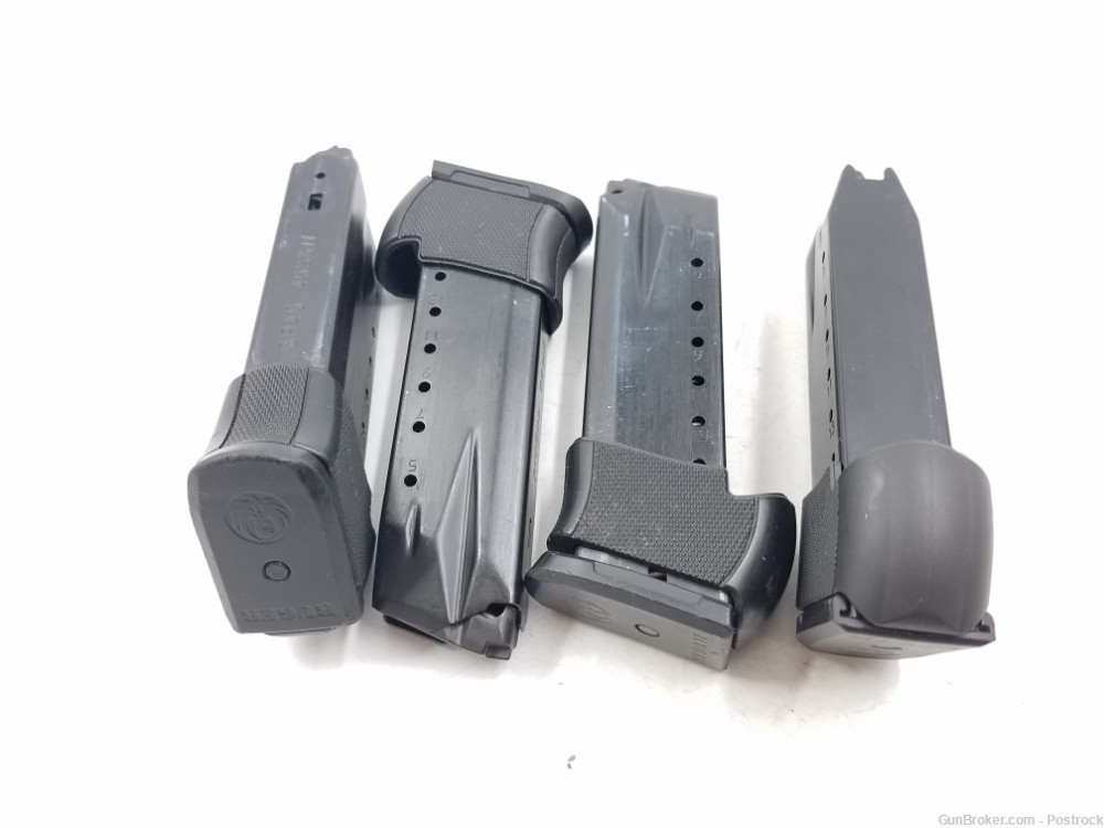 One Ruger SR40 15rd 40S&W Pistol Magazine w/ Grip Extension-img-6