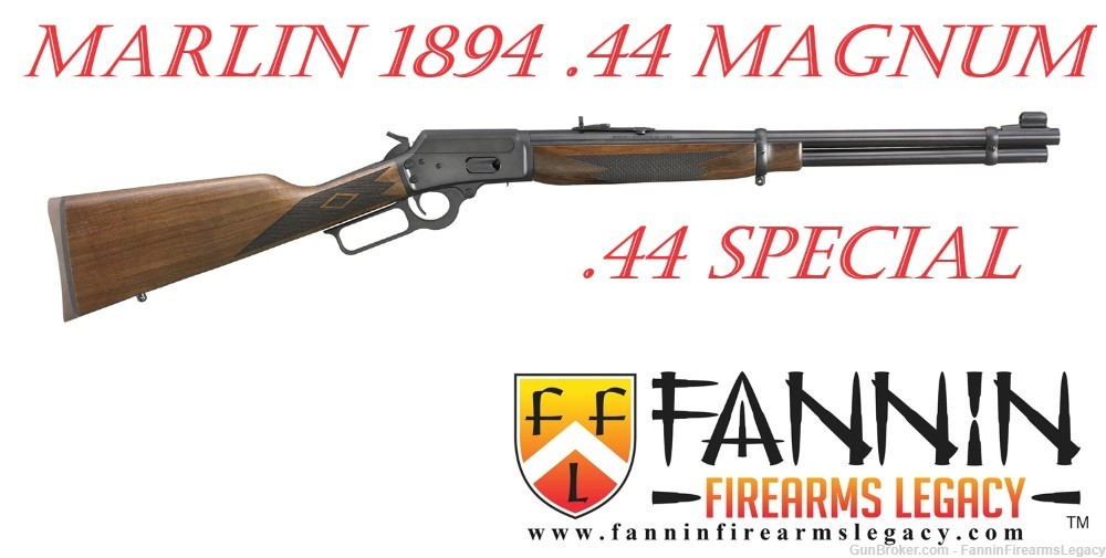 MARLIN 1894 CLASSIC .44MAG 10+1 70401 44 Magnum 44 Special Black Walnut-img-0