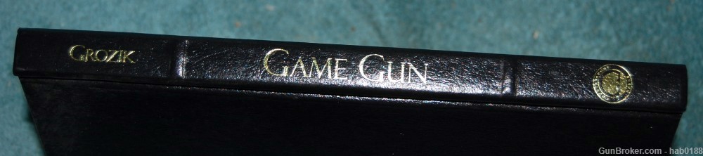 Game Gun by Richard S. Grozik Hardcover 1997 Signed Limited Edition-img-2