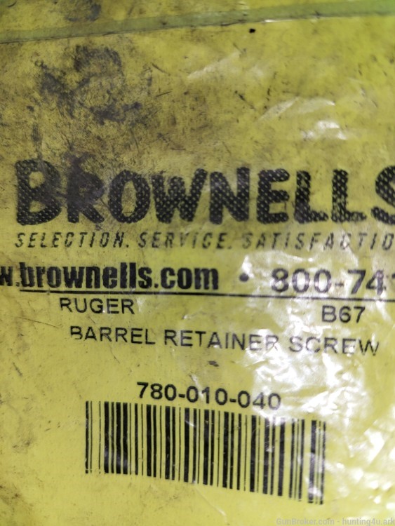 Brownells Ruger Barrel Retainer Screw  #B67-img-1