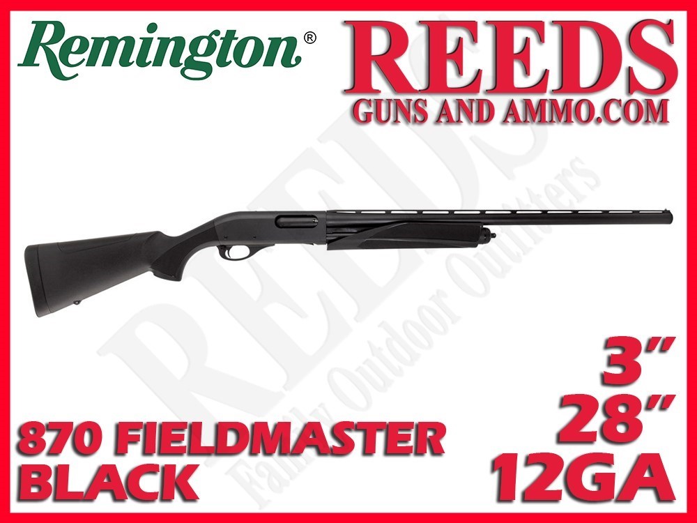 Remington 870 Fieldmaster Black 12 Ga 3in 28in R68871-img-0