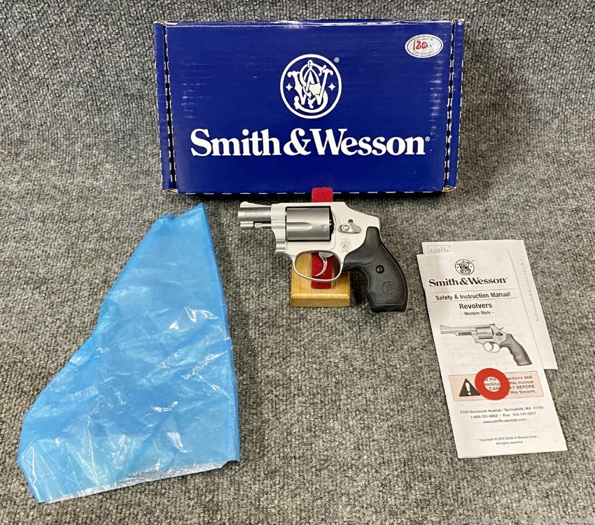 Smith & Wesson 642 -2 revolver.38 Special +P pre owned new in box-img-0