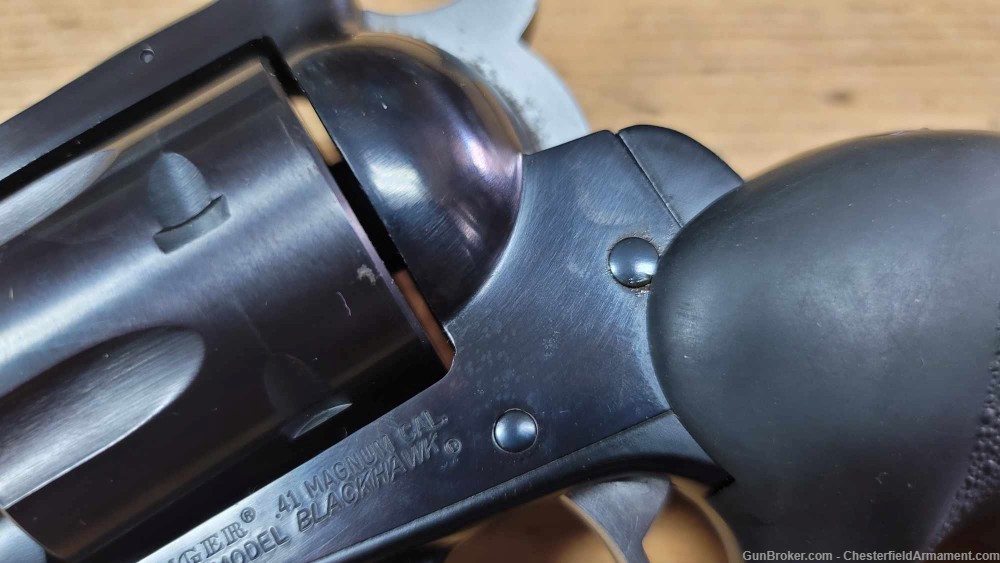 Ruger New Model Blackhawk .41 Magnum Revolver rubber grips-img-17