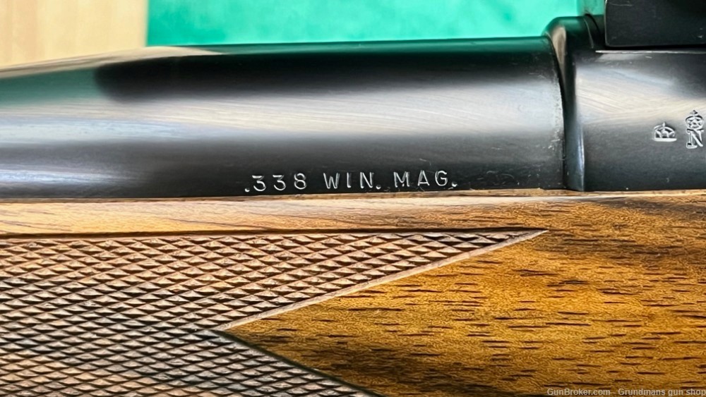 Highend Mauser 98, Custom Barrel & GOUDY AAA+ STOCK, .338 Win. mag  -img-18