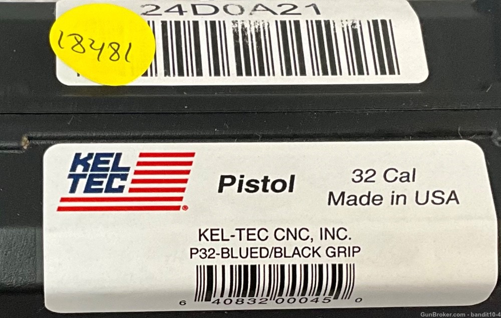 KelTec P32 - Micro Compact - 32 Auto - Great CCW - 18480, 18481-img-6