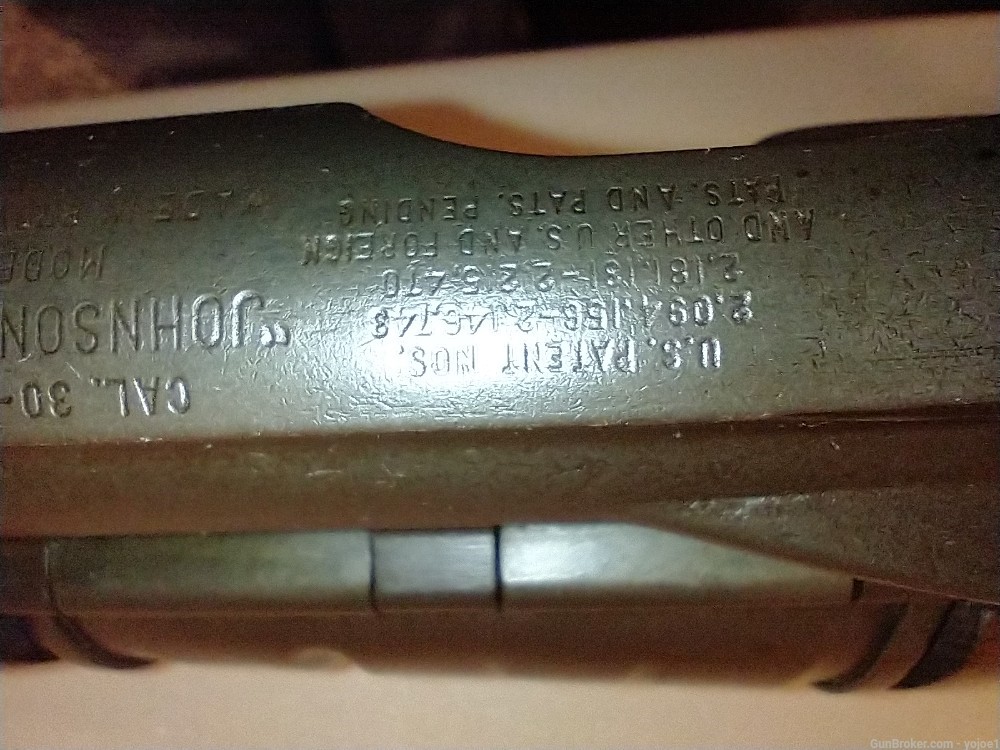 M1941 Johnson Rifle World War II Very Nice Clean Complete Original Bayonet!-img-46