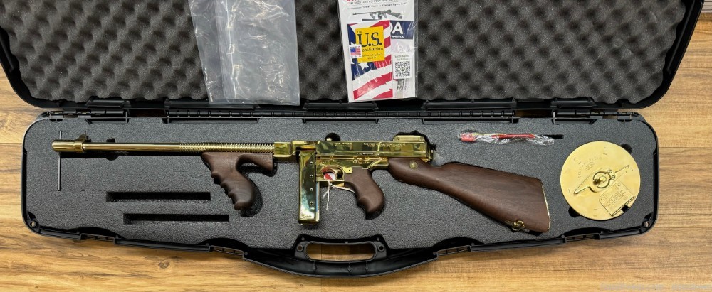 Auto Ordnance Thompson 1927A-1 Gold Plated (NO RESERVE)-img-8