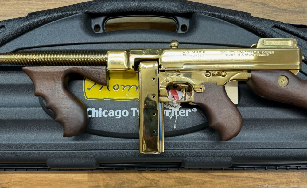 Auto Ordnance Thompson 1927A-1 Gold Plated (NO RESERVE)-img-6