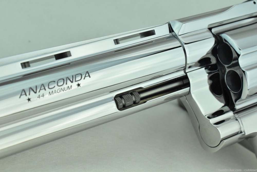 BRIGHT STAINLESS POLISHED Colt Anaconda .44 mag SP6RTS - BRAND NEW-img-6