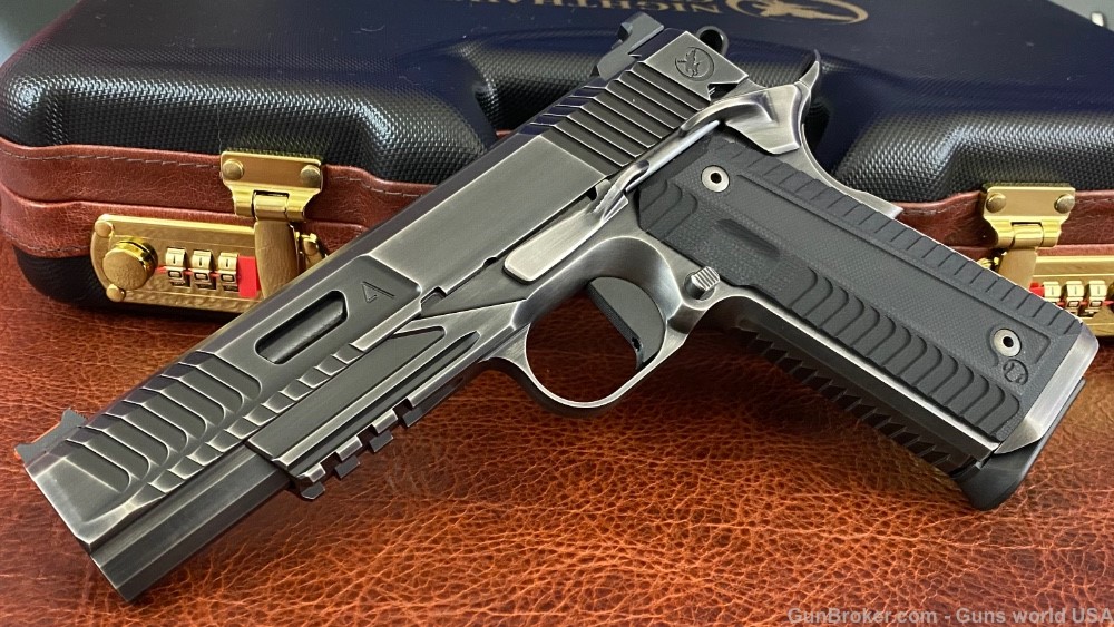 Nighthawk Custom Agent 2 Smoked Nitride. 45 ACP 1911 pistol Bull barrel-img-4