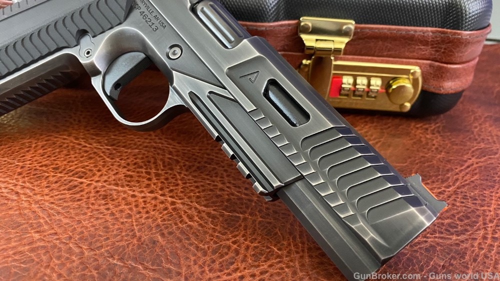 Nighthawk Custom Agent 2 Smoked Nitride. 45 ACP 1911 pistol Bull barrel-img-2