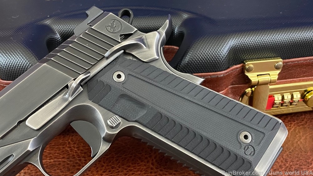 Nighthawk Custom Agent 2 Smoked Nitride. 45 ACP 1911 pistol Bull barrel-img-6