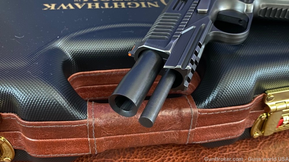 Nighthawk Custom Agent 2 Smoked Nitride. 45 ACP 1911 pistol Bull barrel-img-8
