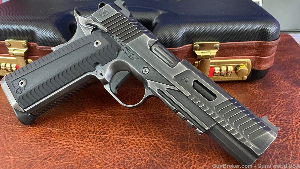 Nighthawk Custom Agent 2 Smoked Nitride. 45 ACP 1911 pistol Bull barrel-img-0