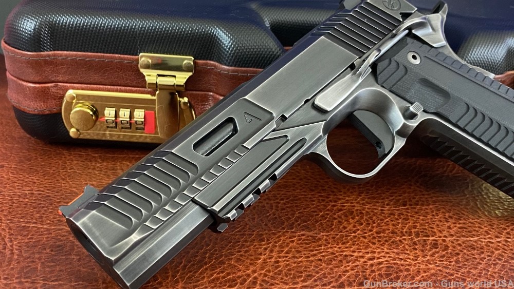 Nighthawk Custom Agent 2 Smoked Nitride. 45 ACP 1911 pistol Bull barrel-img-5
