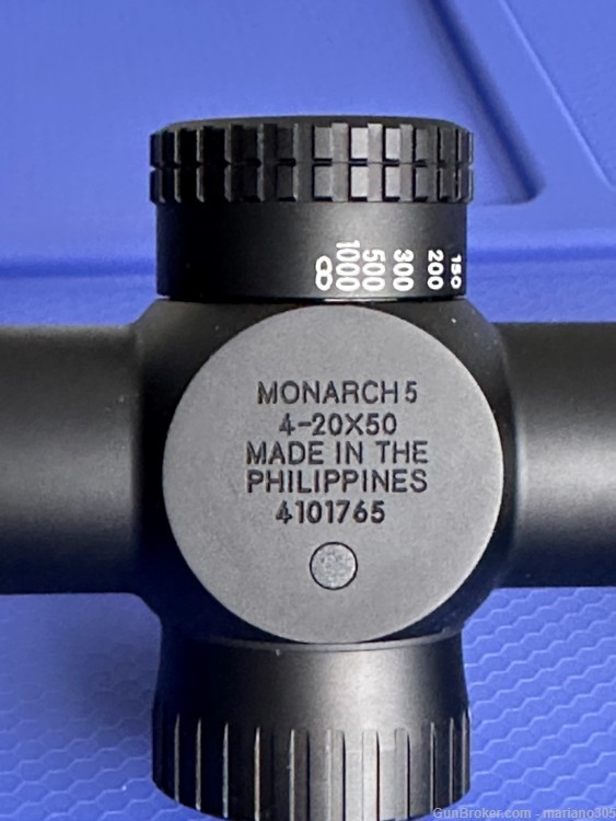 Nikon MONARCH 5 ED Rifle Scope 1" Tube 4-20x50mm Advanced BDC Reticle Matte-img-0