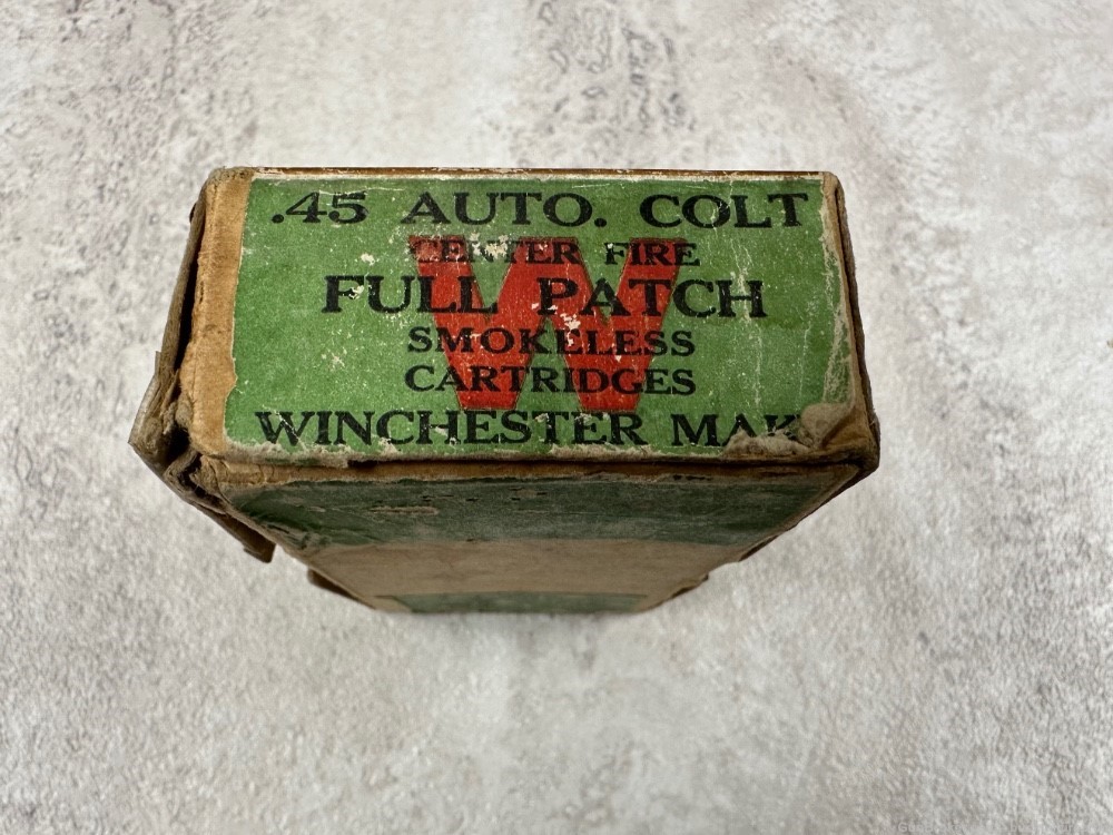Winchester .45 Automatic Colt Full Patch Empty Box-img-4