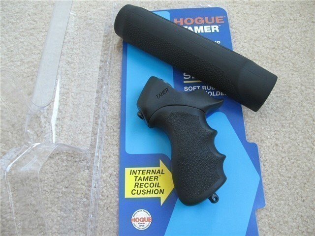 Hogue 'TAMER' Pistol Grip & Forend Fits Remington 870 12 Gauge Shotgun Pump-img-1